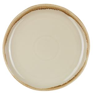 PULSIVA Plat bord Glaze rond; 27 cm (Ø); zand; rond; 6 stuk / verpakking