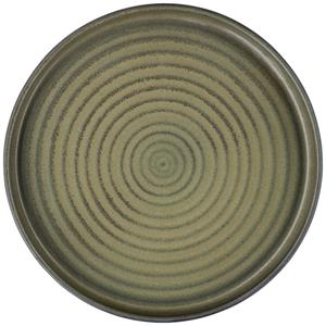 Vega Bord met lage rand Snug; 20.5x2.5 cm (ØxH); olijf; rond; 4 stuk / verpakking
