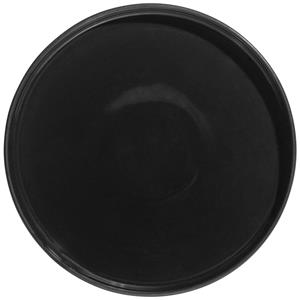 Vega Bord met lage rand Skady mat; 20.5x2.5 cm (ØxH); zwart; rond; 4 stuk / verpakking