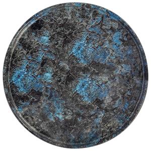 Vega Bord Tusa rond; 21x2 cm (ØxH); zwart/donkerblauw; rond; 6 stuk / verpakking