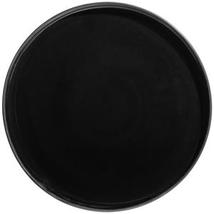 Vega Bord met lage rand Skady mat; 30x2.5 cm (ØxH); zwart; rond; 2 stuk / verpakking