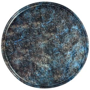 Vega Bord Tusa rond; 27x2 cm (ØxH); zwart/donkerblauw; rond; 6 stuk / verpakking