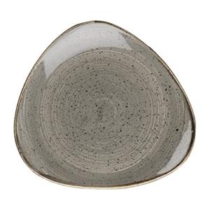 Churchill Bord Stonecast Peppercorn driehoekig; 22.9 cm (B); grijs/bruin; driehoekig; 12 stuk / verpakking