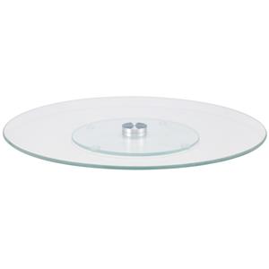 Taartplateau - draaibaar - D30 cm - glas - taartbord - draaitafel -