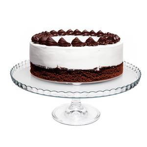 Secret de Gourmet Taartplateau Renaissance - glas - 12 x 32 cm -