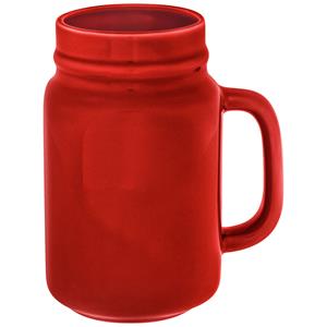 PULSIVA Mokken Liv; 480ml, 8.3x13.2 cm (ØxH); rood; 6 stuk / verpakking