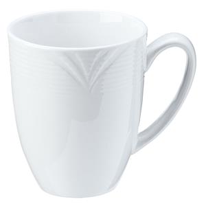 PULSIVA Beker Rena; 400ml, 9.4x11.2 cm (ØxH); wit; rond; 6 stuk / verpakking