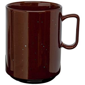 Vega Beker Alessia; 320ml, 7.5x10 cm (ØxH); bruin; rond; 6 stuk / verpakking
