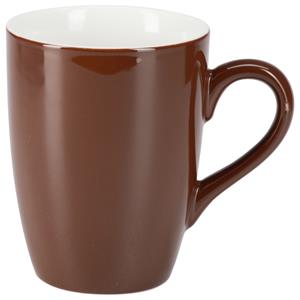 PULSIVA Kopje Joy; 330ml, 8x11 cm (ØxH); bruin; rond; 6 stuk / verpakking