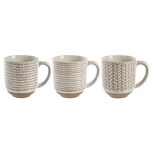 PULSIVA Mok Northi; 360ml, 8.6x9.8 cm (ØxH); beige; 6 stuk / verpakking