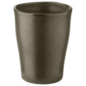 Vega Beker Ossora; 390ml, 9x11 cm (ØxH); donkertaupe; rond; 6 stuk / verpakking