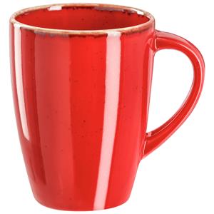 Vega Mok Sidina; 260ml, 7.5x10 cm (ØxH); rood; rond; 6 stuk / verpakking