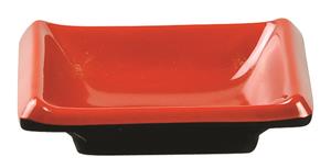 Tokyo Design Studio Zwart/Rood Sausbord - Melamine - 9 x 6cm