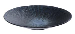 Tokyo Design Studio  Sky - Blauw/Zwart Ontbijtbord - 22,5 x 4cm