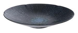 Tokyo Design Studio  Sky - Blauw/Zwart Dinerbord - 24,5 x 4,5cm