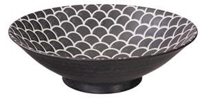Tokyo Design Studio Matzwarte Kom - Onyx Noir - 25 x 7.4cm 1400ml