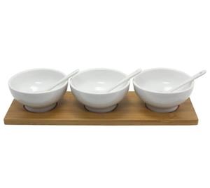 Aperitief Set 7 Delig Hout Plank