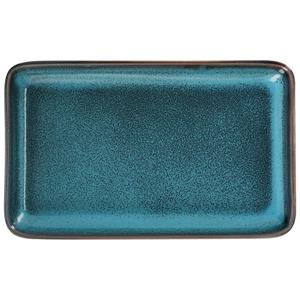 Vega Schaal Oriento; 21x13x2.1 cm (LxBxH); blauw; rechthoekig; 6 stuk / verpakking