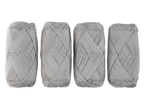 Crelando Katoengaren set 4 x 50 g (Zilver)