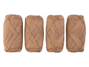 Crelando Katoengaren set 4 x 50 g (Zandkleurig)