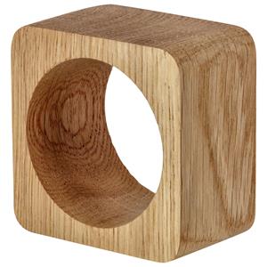 Vega Servetring Valsecca; 5x5x3 cm (BxHxD); eiken; rechthoekig; 2 stuk / verpakking