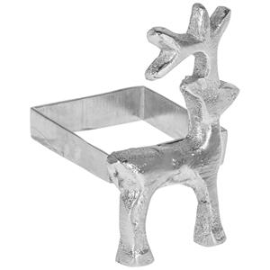 Vega Servetring Deer; zilver; 6 stuk / verpakking