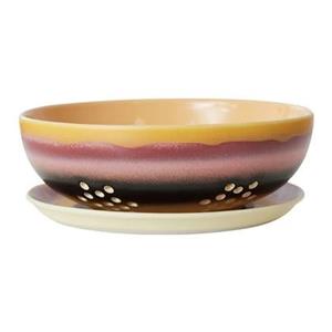 HKLIVING 70's Berry Bowl Fruitschaal - Sunset