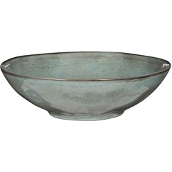 Mica Decorations Tabo Schaal - H9 x Ø30,5 cm - Groen