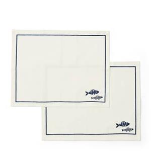 Rivièra Maison Riviera Maison - Como Catch Placemat 2 pieces - Wit