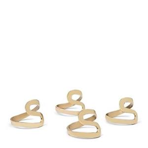 Rivièra Maison Riviera Maison Servetringen Goud - Roselle - Brass (ØxH) 4.5x3.5