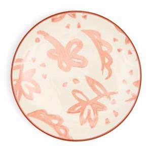 Rivièra Maison Riviera Maison - Bella Flowers Cake Plate - Rood