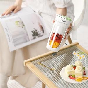 Darling Women Boutique A Nieuwe elektrische sapcentrifuge Mini draagbare blender Fruitmixers Oranje extractors Draadloze sapcentrifuge Maker Machine Ijsverpletterende smoothies 3000mAh wit
