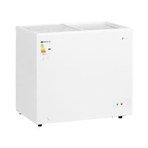 Royal Catering Vriezer - 200 L - glazen deuren - afsluitbaar - 