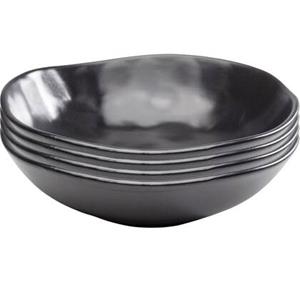 Kare Design Kare Bord Diep Organic Black Ø22cm