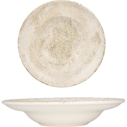 Bonna Pastabord - Nacrous - Porselein - 24 cm (400cc) - set van 2