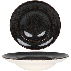 Bonna Pastabord - Ore Tierra - Porselein - 27 cm (450cc) - set van 2