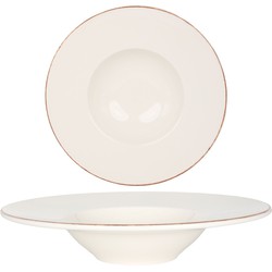 Bonna Pastabord - Retro - Porselein - 28 cm (400cc) - set van 2