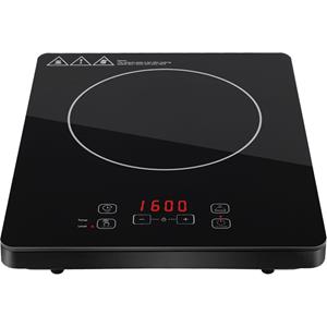 BES LED Inductie Kookplaat - Aigi Blony - 2000 Watt - Touch Control - LED Display - Zwart