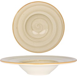 Bonna Pastabord - Aura Terrain - Porselein - 28 cm (400cc) - set van 2