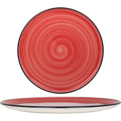 Bonna Pizzabord - Aura Passion - Porselein - 32 cm - set van 2