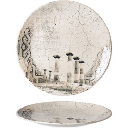 Rinart Dinerbord - Remnant - Porselein - 27 cm - set van 6