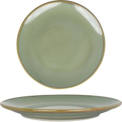 Bonna Dinerbord - Sage Hygge - Porselein - 27 cm - set van 6