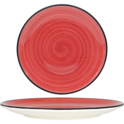 Bonna Dinerbord - Aura Passion - Porselein - 27 cm - set van 6