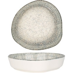 Rinart Diep bord - Olmeca - Porselein - 21 cm (900cc) - set van 6