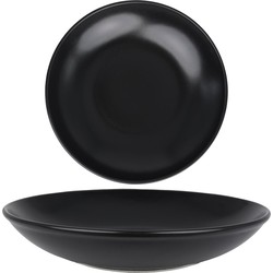 Bonna Diep bord - Notte - Porselein - 25 cm 1300 cc - set van 6