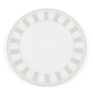Rivièra Maison Riviera Maison Dinerbord Wit|Beige - Claymont - Porselein (ØxH) 27x2.5