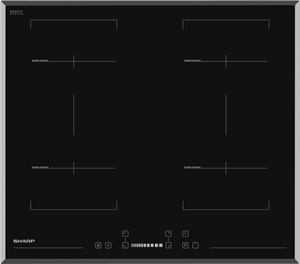 Sharp Kookplaat Inductie KH6I38CS0IEU | Inductiekookplaten | 4974019143835