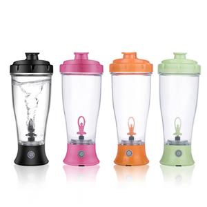 CUCU 350 ml elektrische eiwitshakerfles, automatische zelfroerende draagbare mok, milkshake, koffiemelk 301-400ml oranje