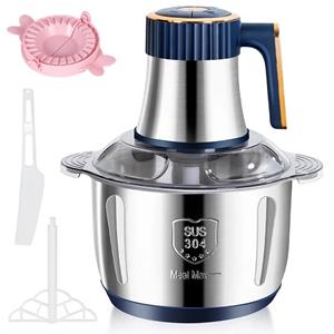 Supermarket GO Elektrische vleesmolens Voedselvergruizer 5L 6S Roestvrij staal Multifunctionele groentesnijder Processor Chopper Keukenapparatuur