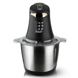 Xingben Two Multifunctionele vleesmolen Huishoudelijke elektrische vleesmixer Roestvrijstalen vleesmolen One Size zwart